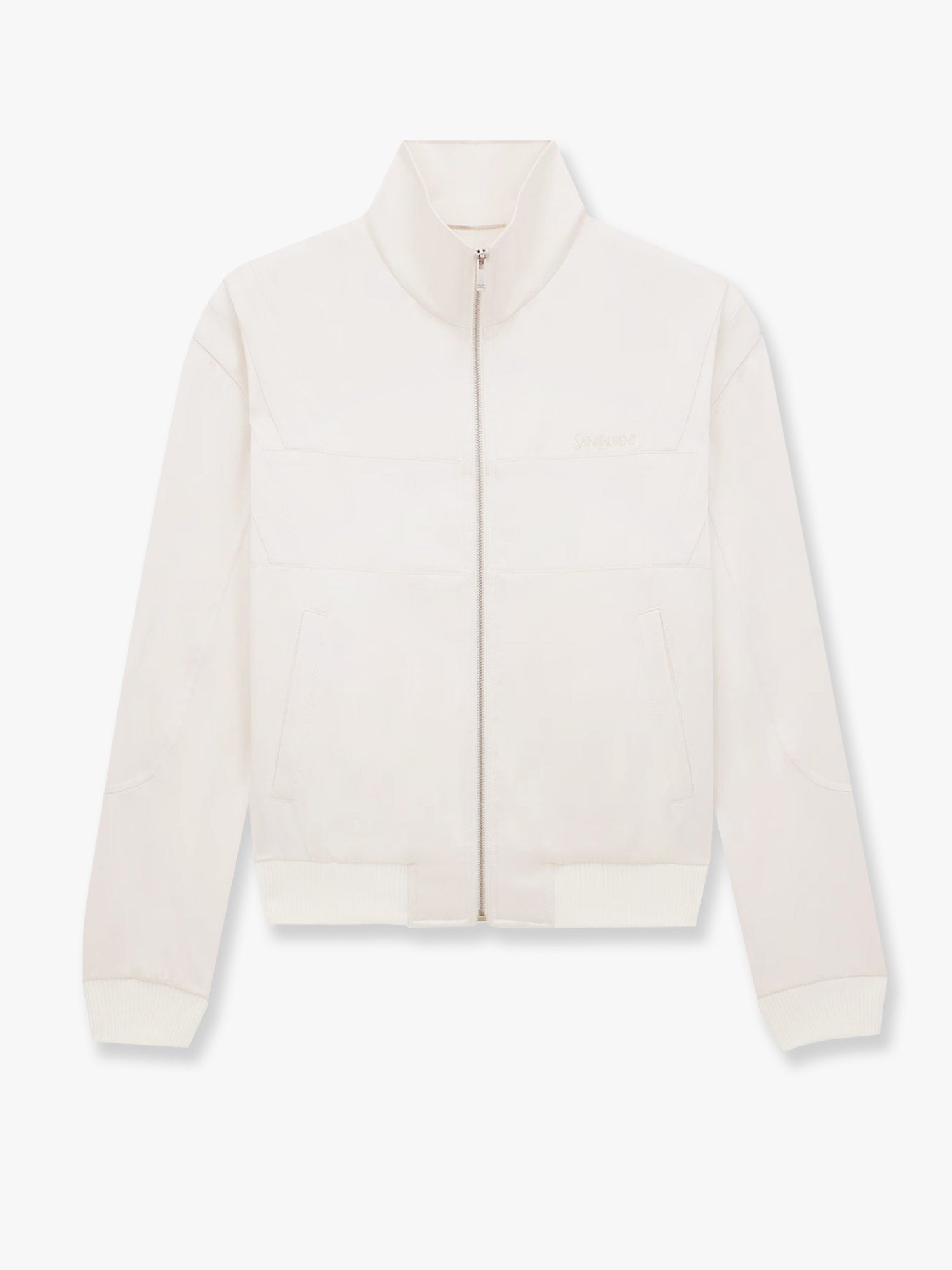 Saint Laurent Satiinitakki Saint Laurent -brodeerauksella