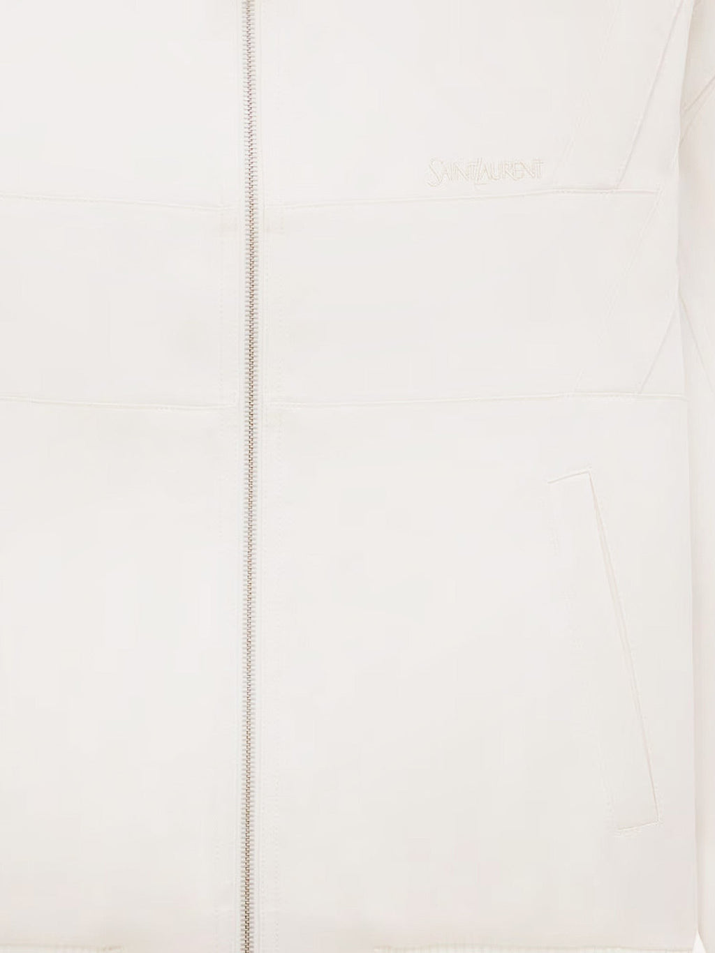 Saint Laurent Jachetă din satin cu broderie Saint Laurent