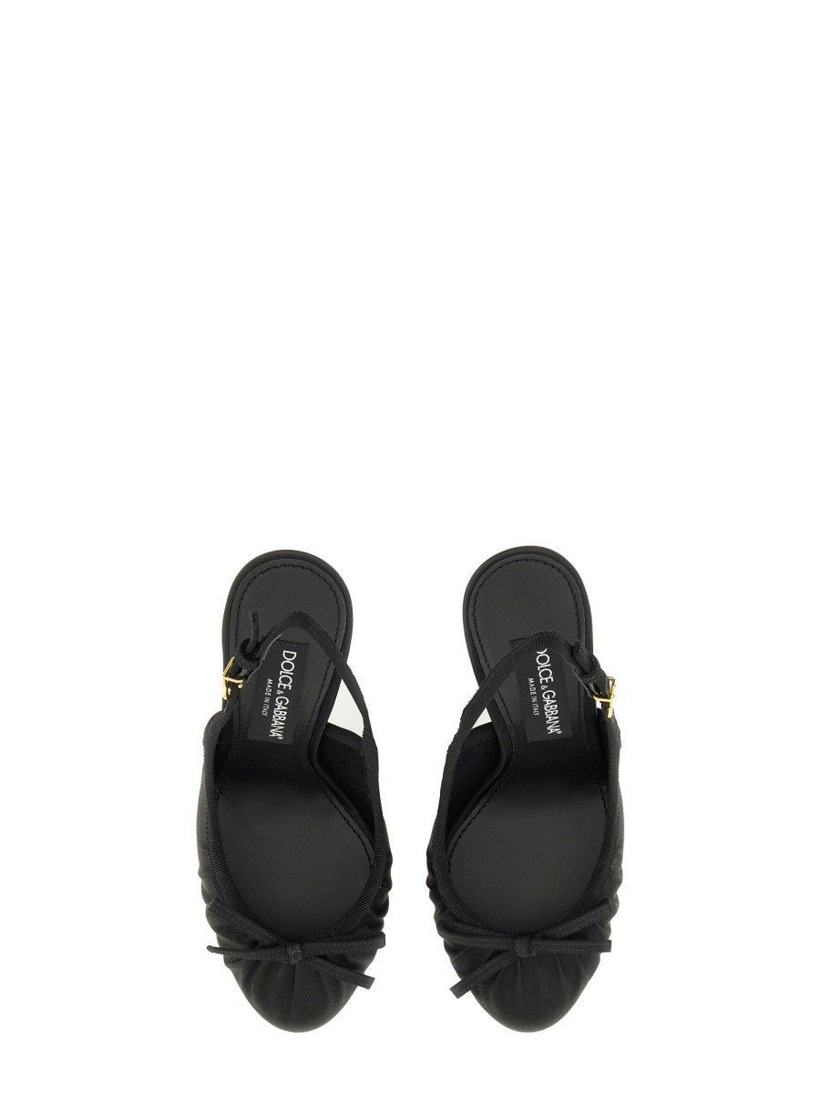 Dolce & Gabbana SATIN SLINGBACK