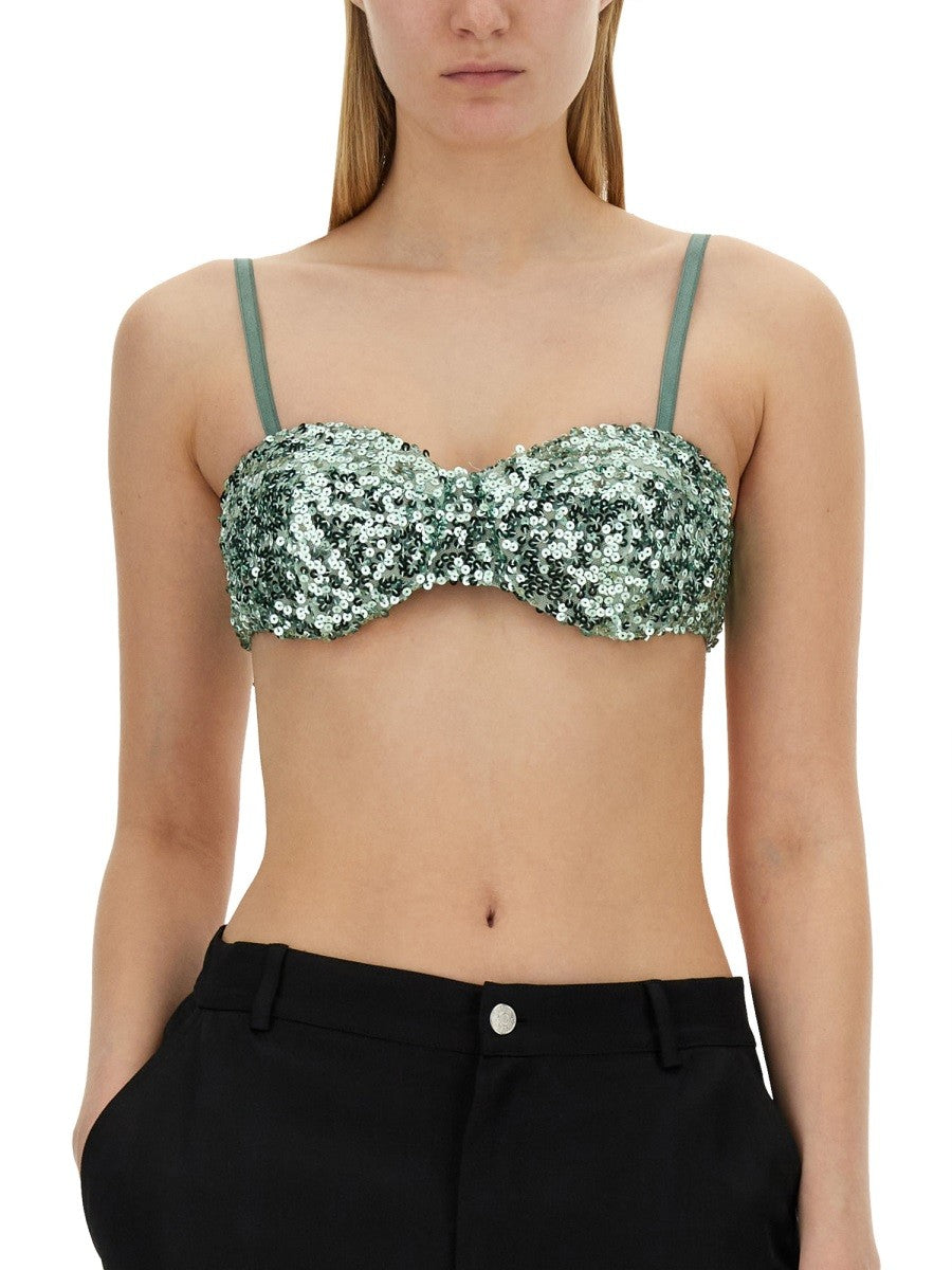 Moschino Jeans SEQUINED TOP
