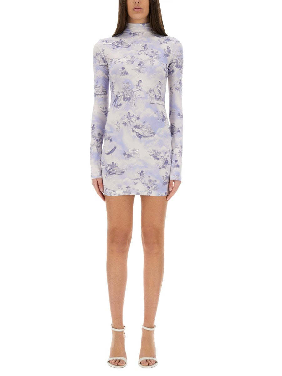 Off-White "SERENITY" SHORT DRESS