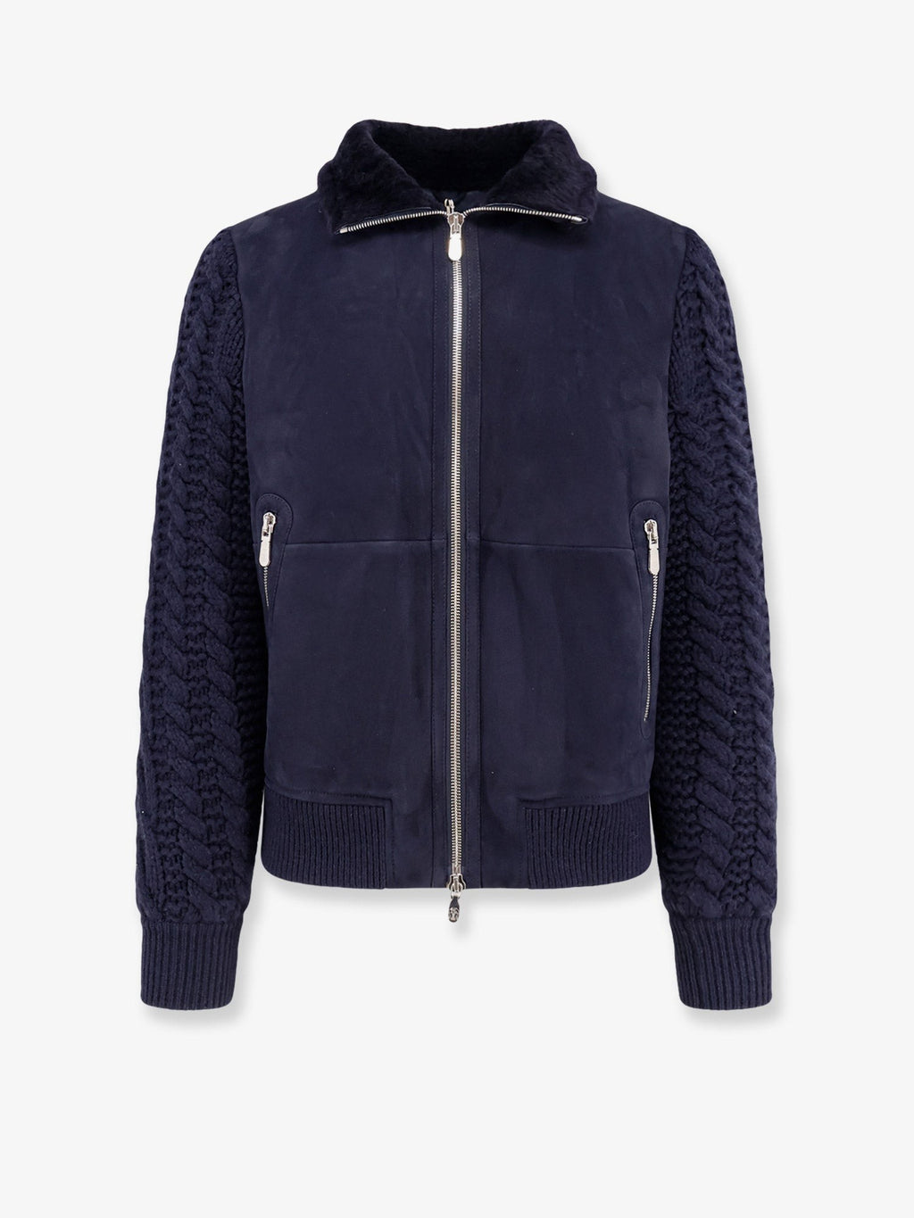 Brunello Cucinelli Sheepskin and cashmere padded jacket