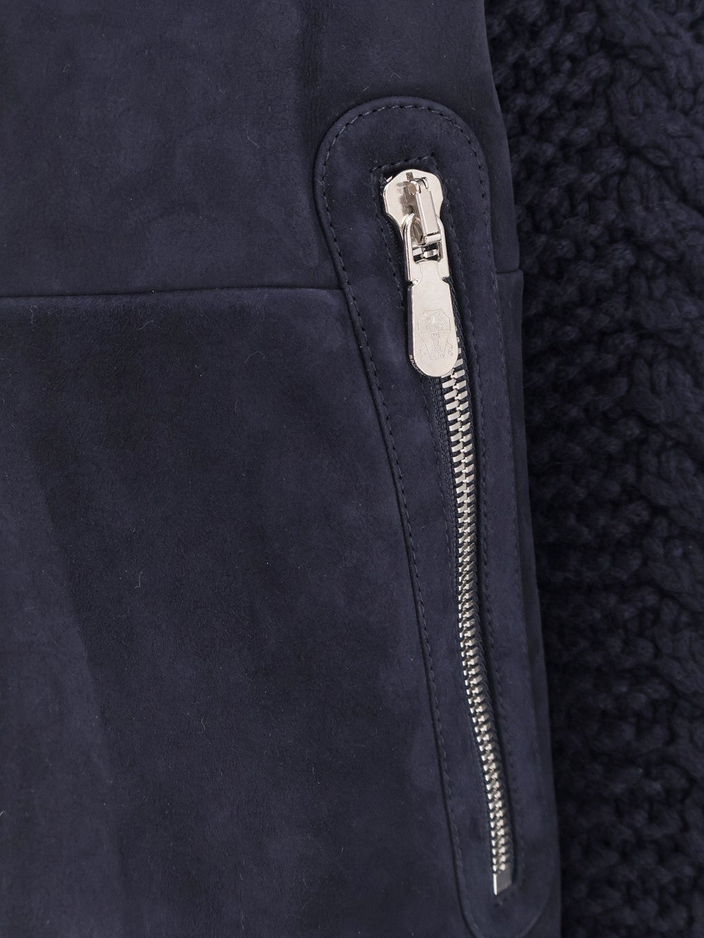 Brunello Cucinelli Sheepskin and cashmere padded jacket