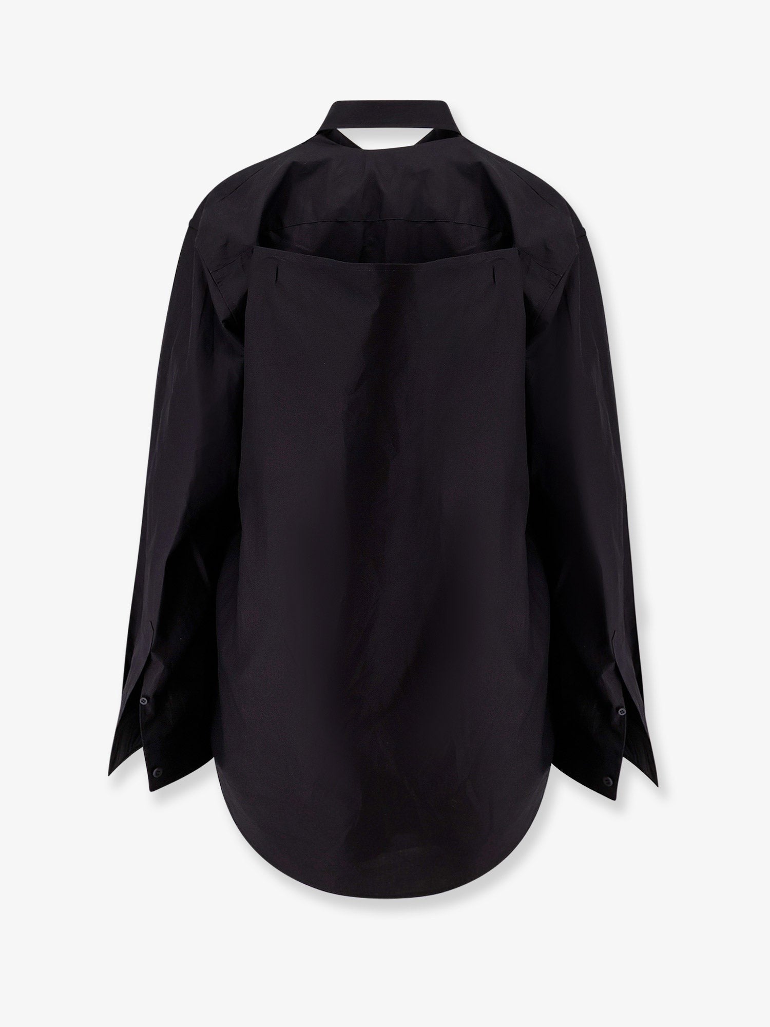 Balenciaga Kjole i bomull med skjorteeffekt