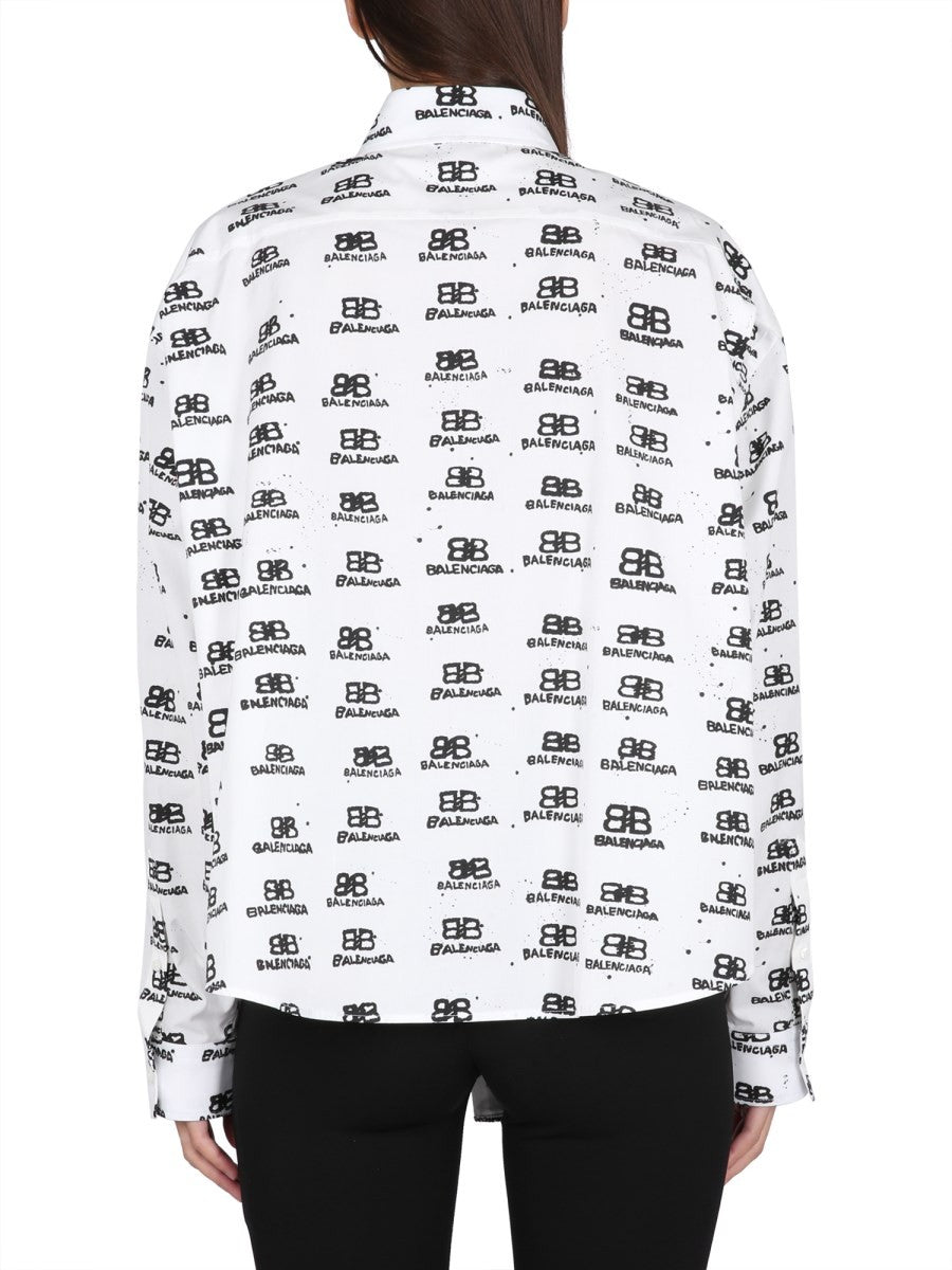 Balenciaga SHIRT SWING HAND DRAWN BB ICON