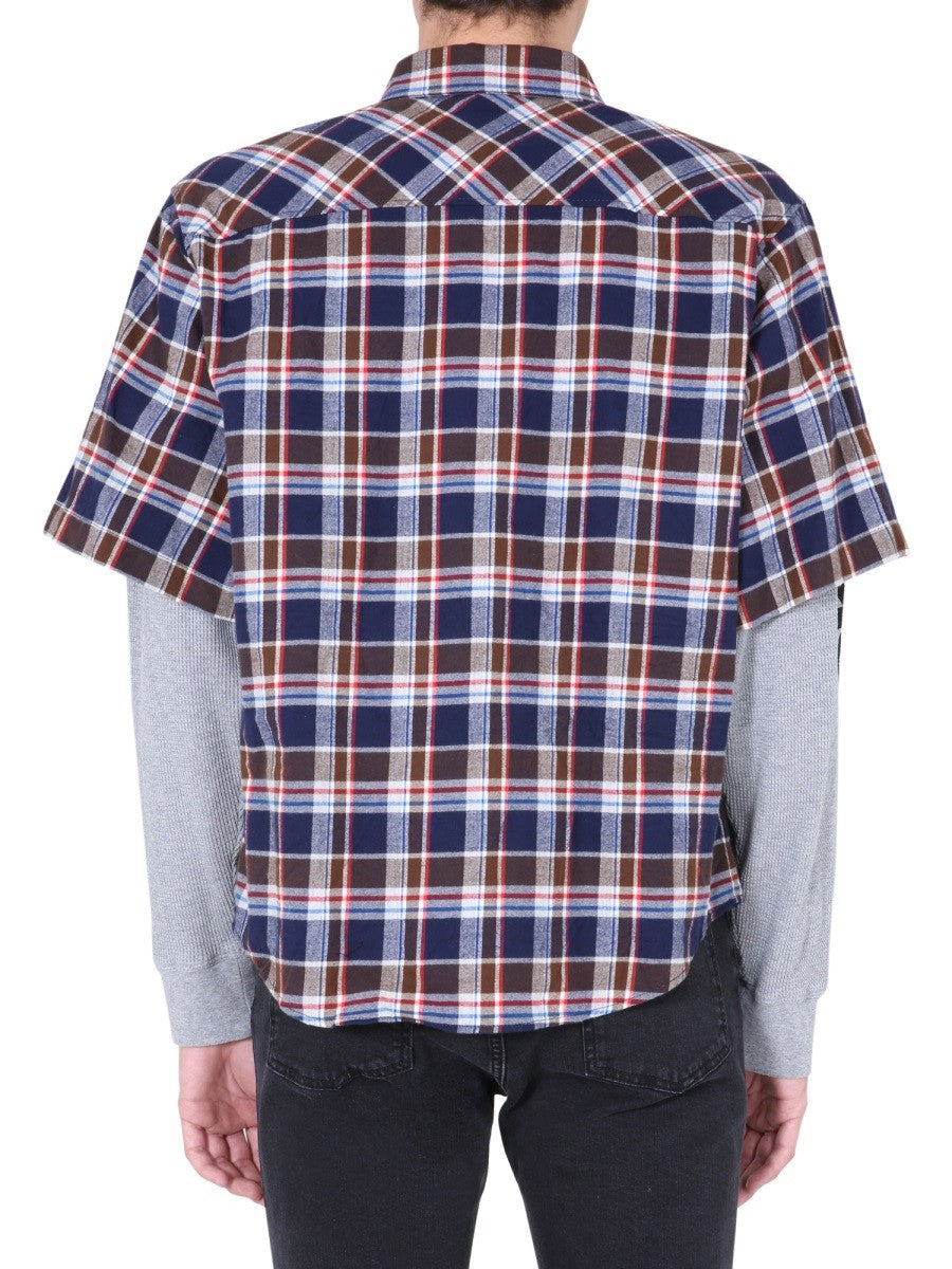 Dsquared2 SHIRT WITH DOUBLE SLEEVES