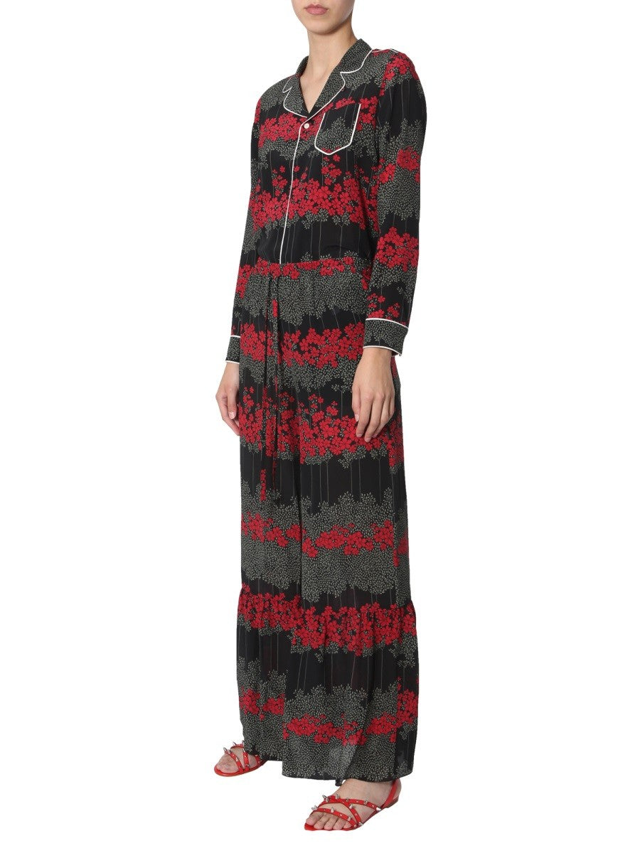 Red Valentino SHIRT WITH DREAMING PEONY PRINT