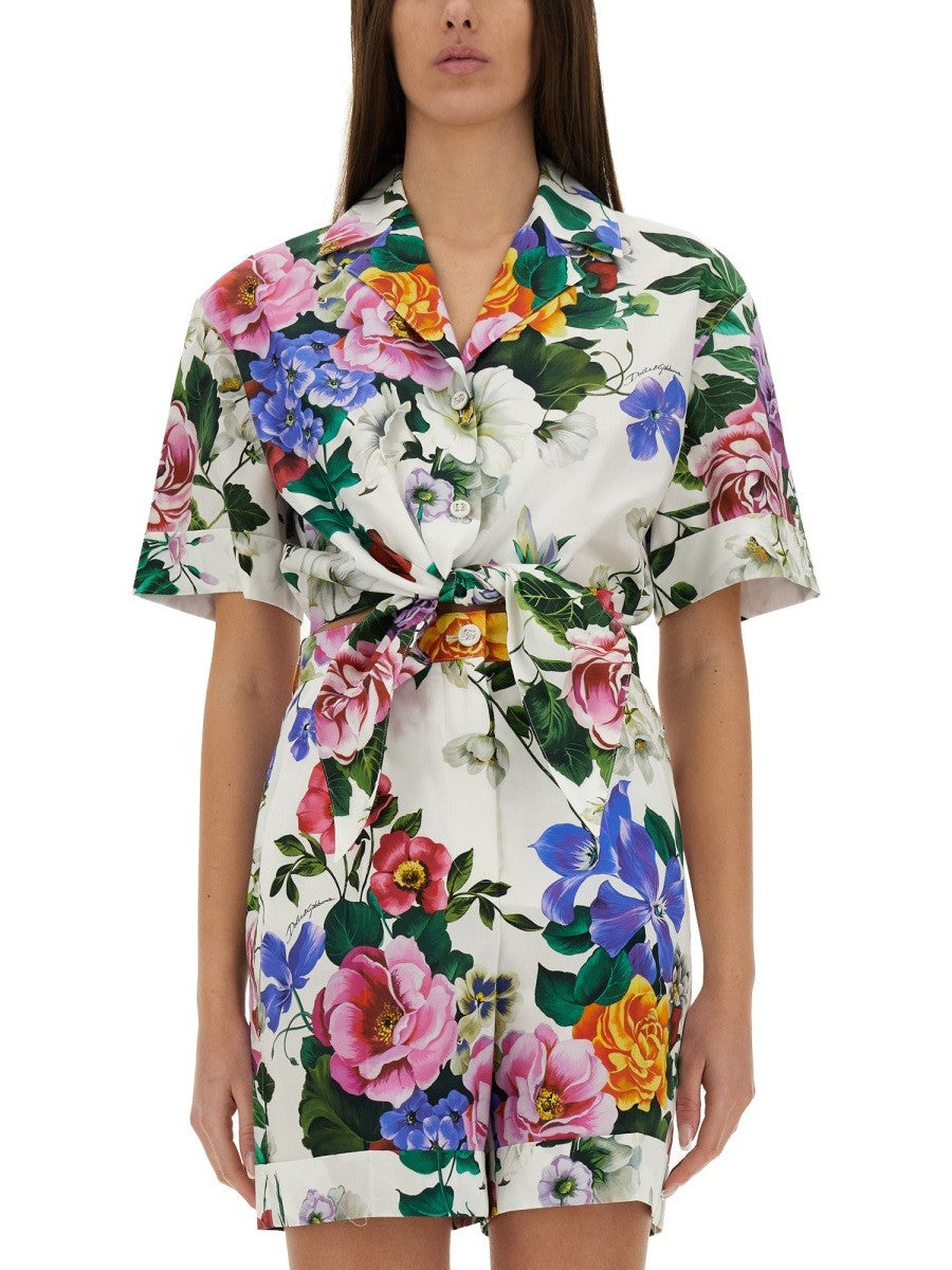 Dolce & Gabbana SHIRT WITH FLORAL PATTERN
