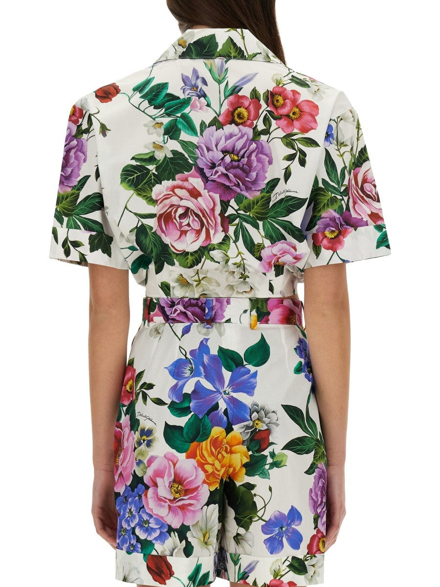 Dolce & Gabbana SHIRT WITH FLORAL PATTERN