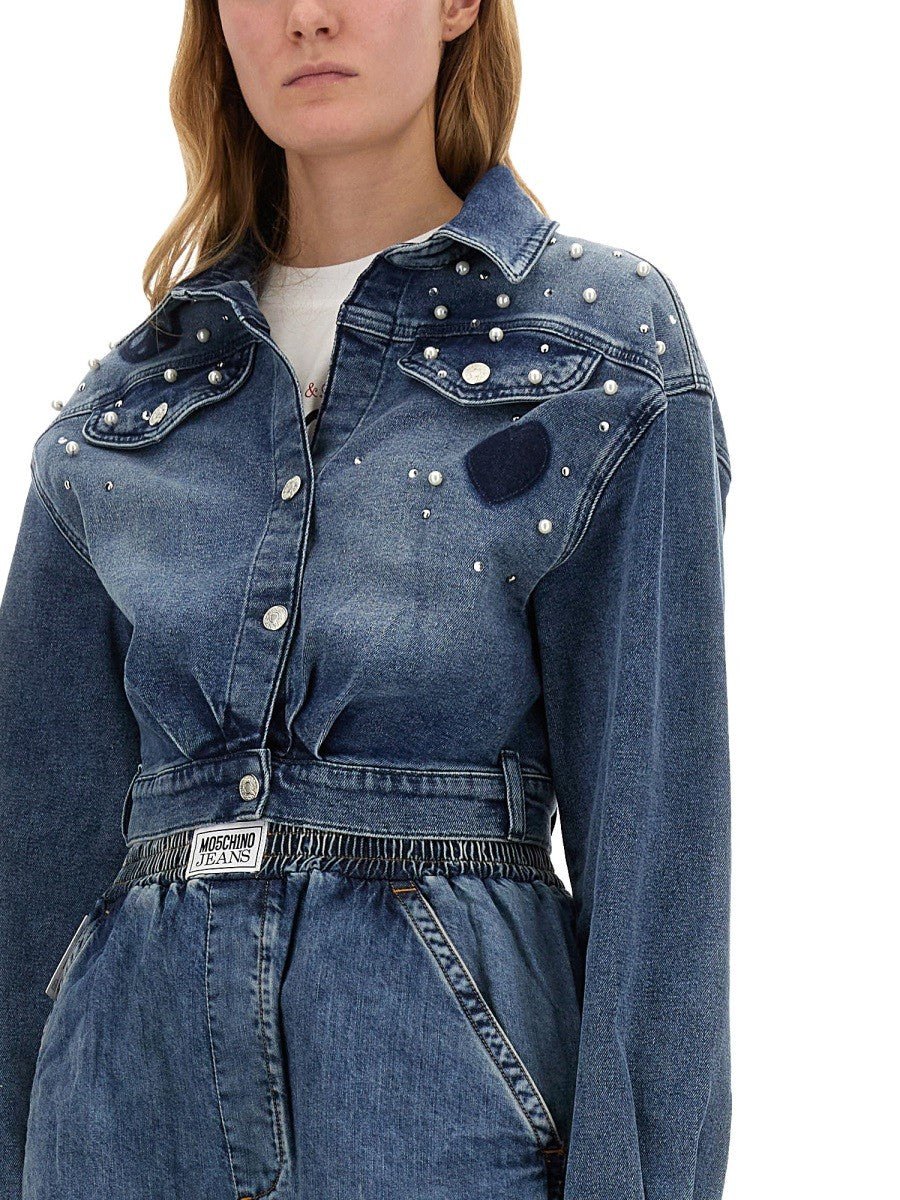 Moschino Jeans SHIRT WITH LOGO