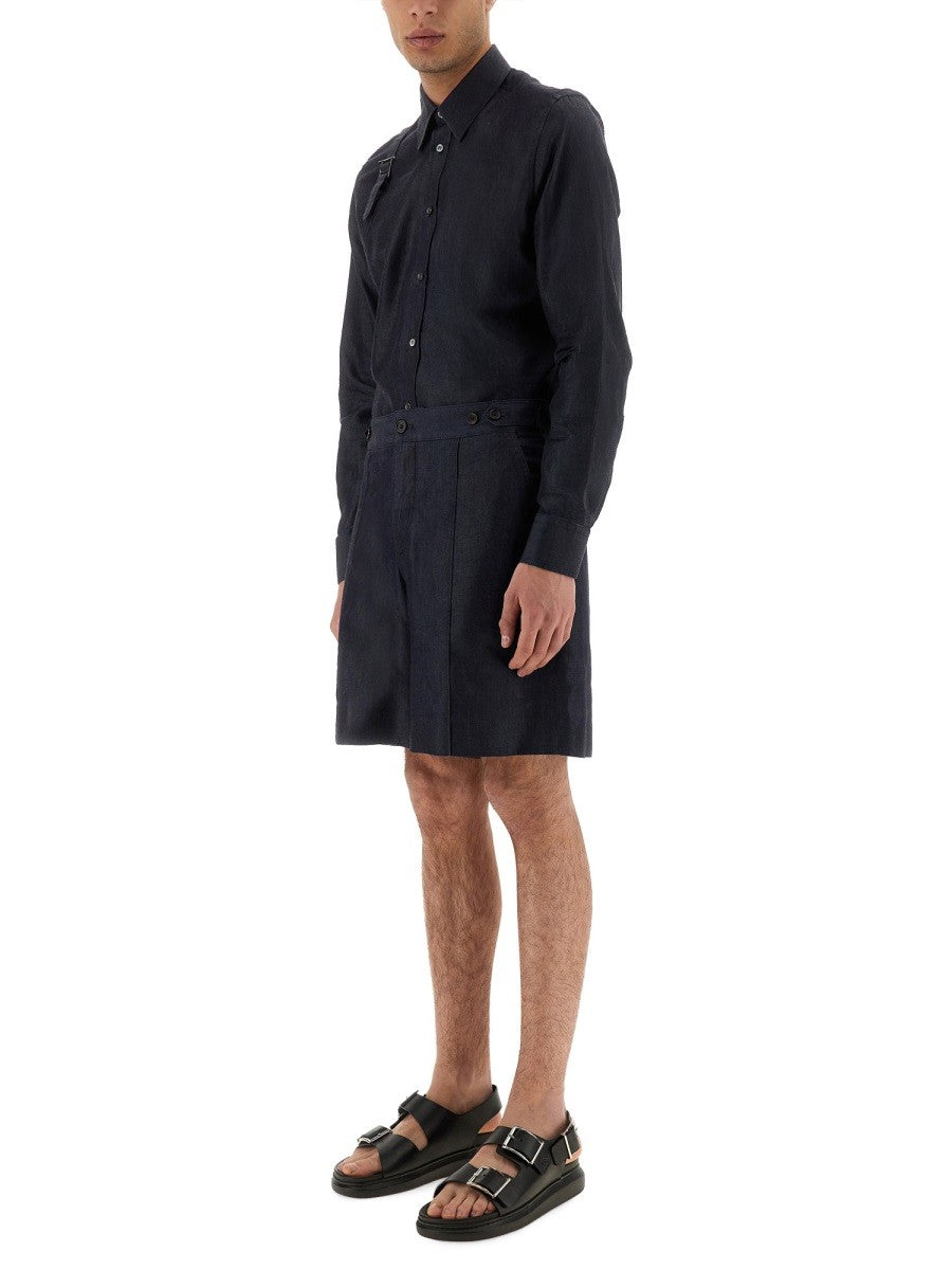 Alexander Mcqueen DŽÍNOVÉ ŠORTKY