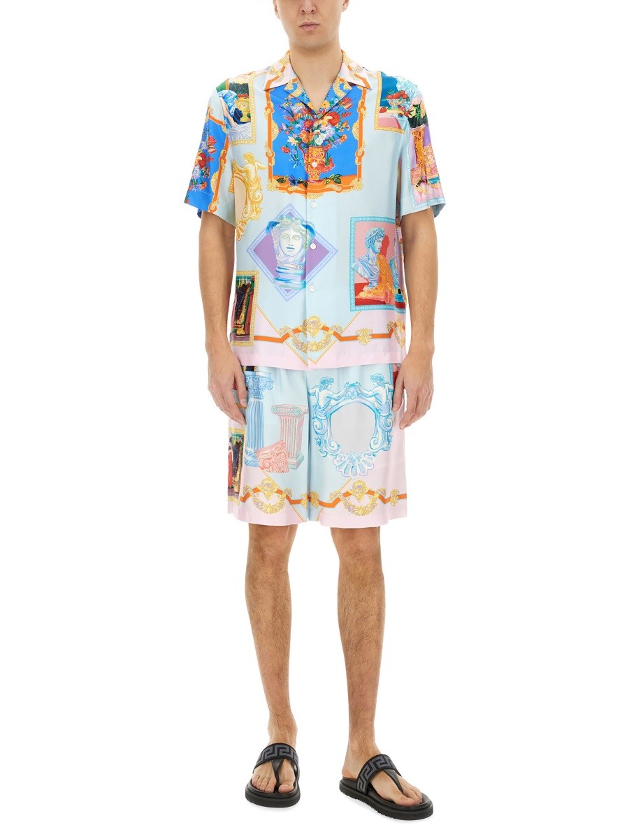 Versace シルク ショートパンツ