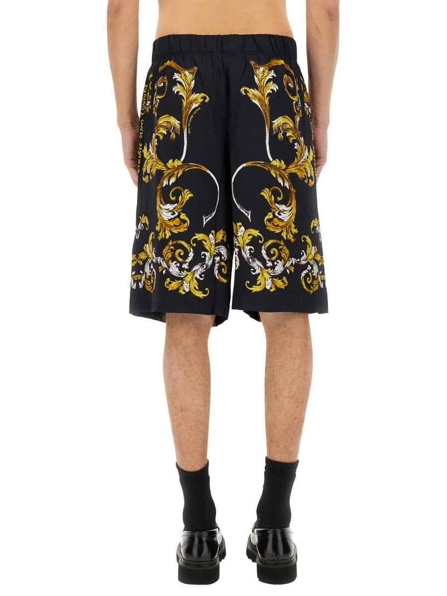 Versace Jeans Couture SHORTS MED BAROQUE OUTLINE-TRYKK