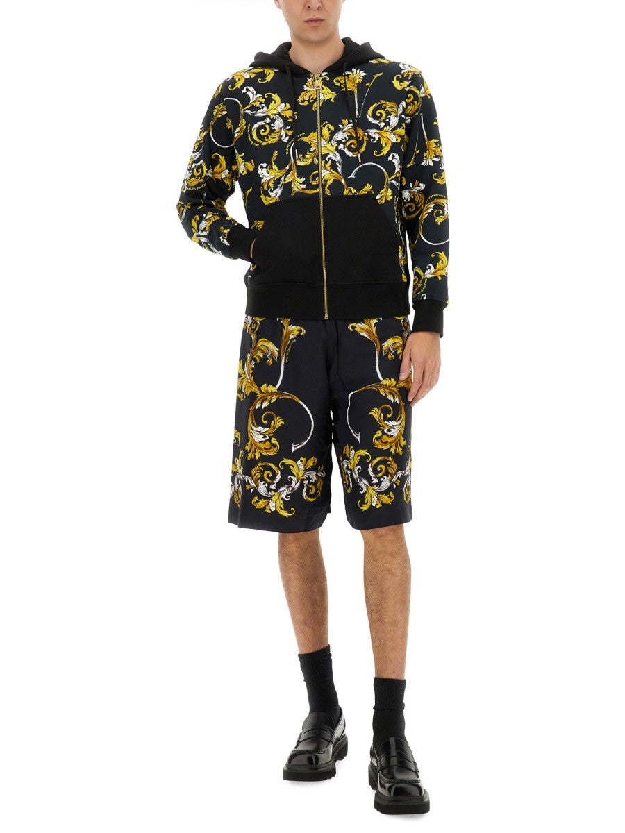 Versace Jeans Couture SHORTS MED BAROQUE OUTLINE-TRYKK