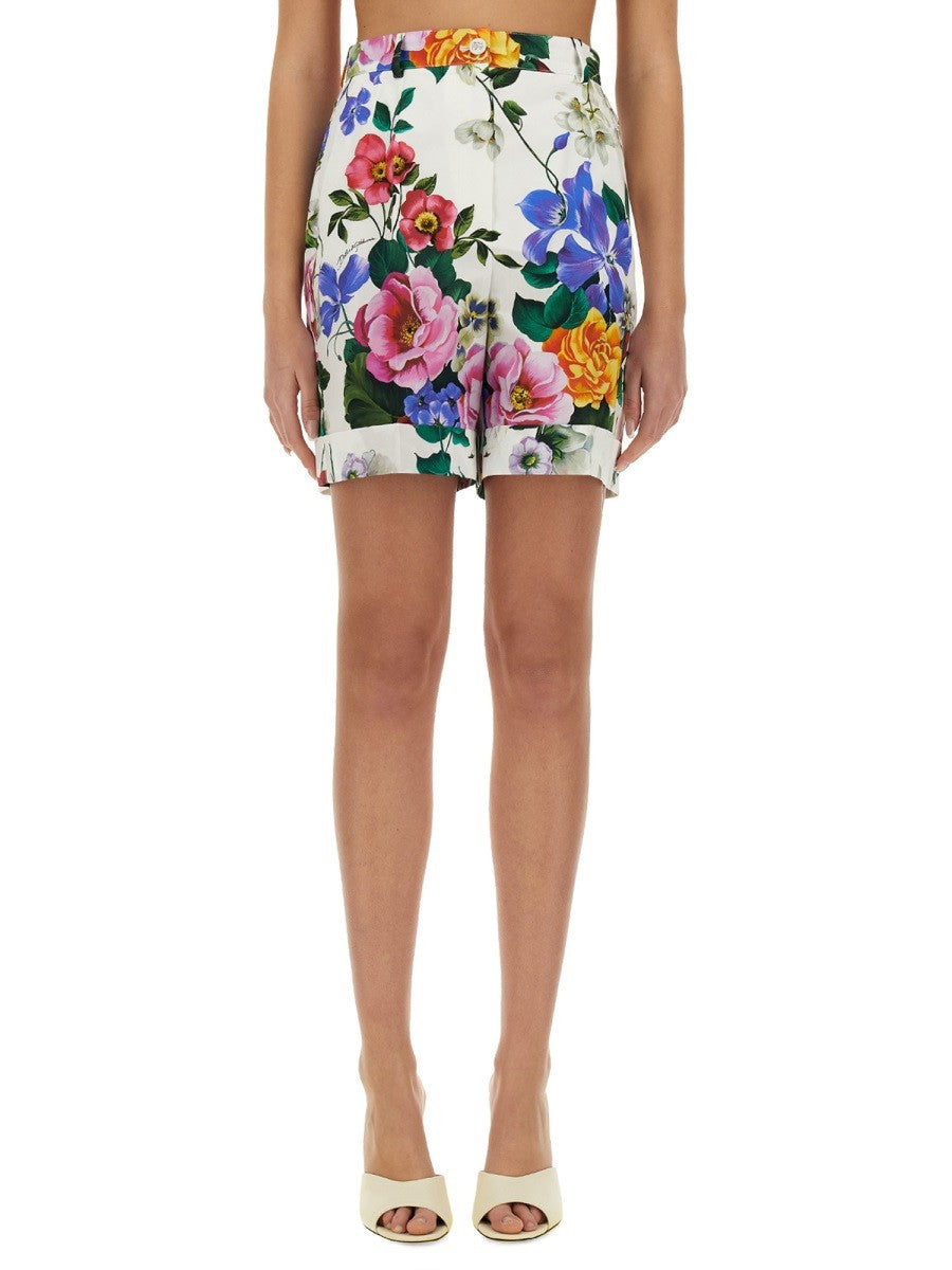 Dolce & Gabbana SHORT AVEC IMPRIMÉ FLORAL
