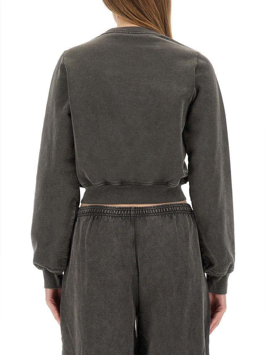 Alexander Wang "SHRUNKEN SNAP" CARDIGAN