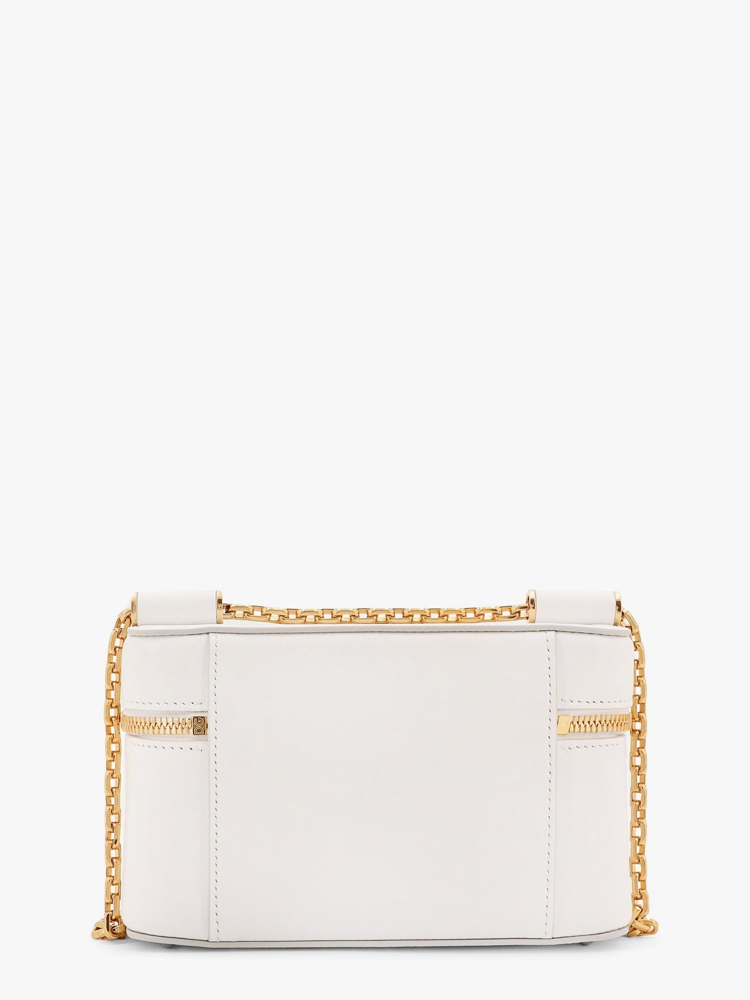 Dolce & Gabbana Sicily leather shoulder bag with metal logo tag