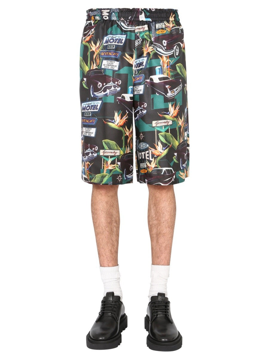Givenchy HEDVÁBNÉ BERMUDY