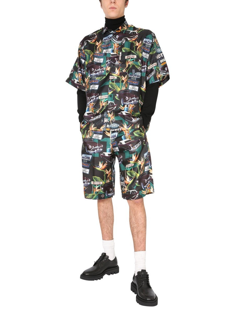 Givenchy HEDVÁBNÉ BERMUDY