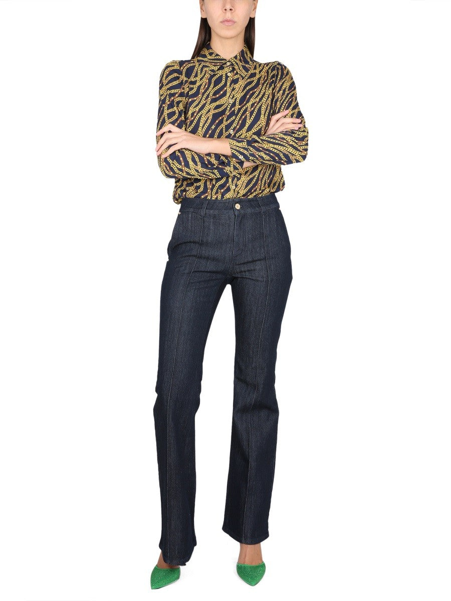 Michael By Michael Kors SILK BLEND SHIRT