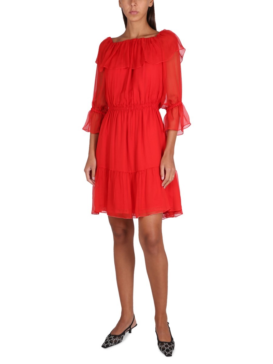 Gucci SILK CHIFFON DRESS