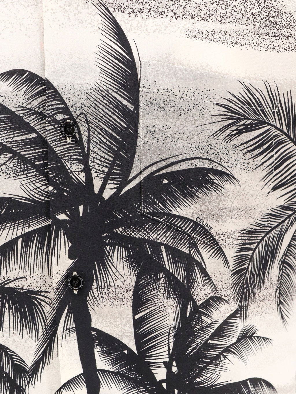 Celine Hedvábná košile s havajským potiskem