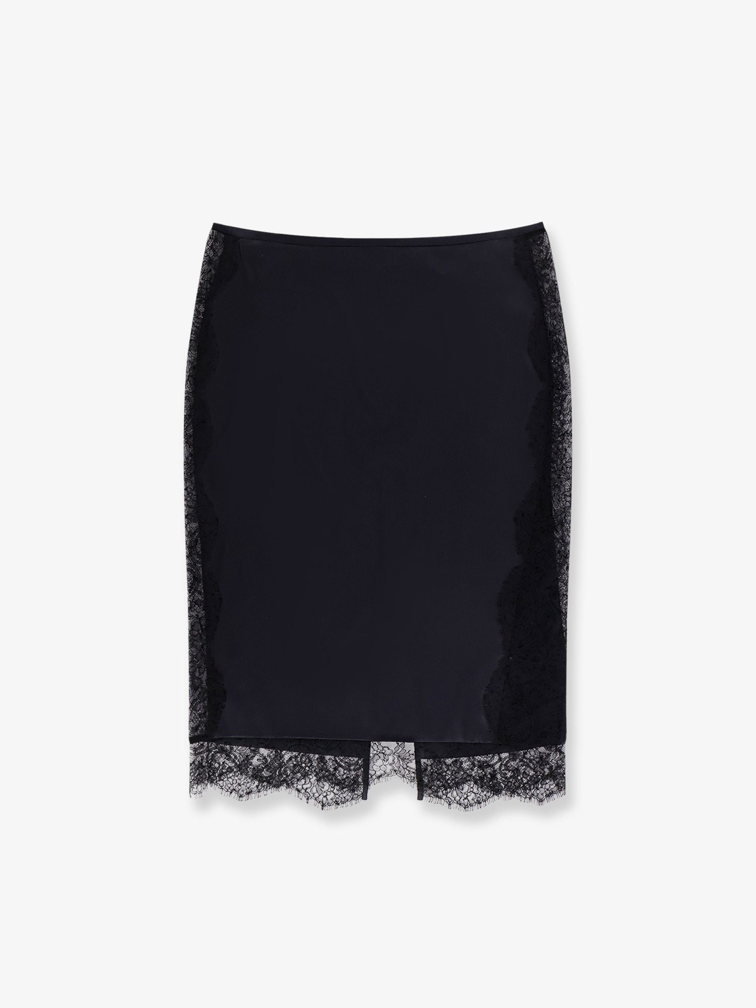 Tom Ford Silk skirt with lace inserts