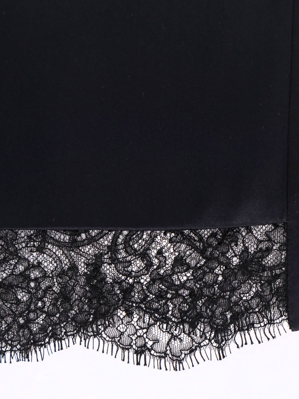 Tom Ford Silk skirt with lace inserts