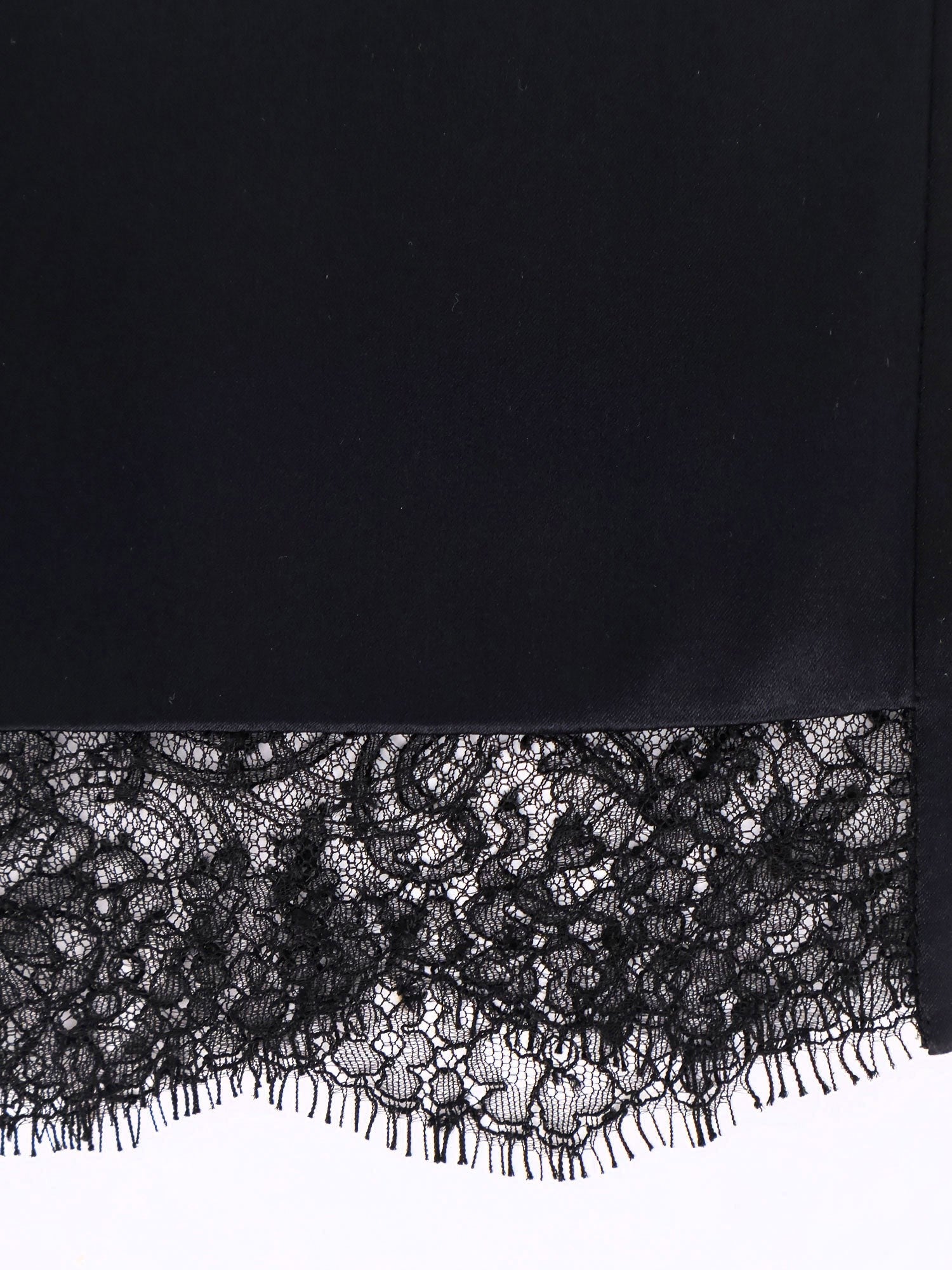 Tom Ford Silk skirt with lace inserts