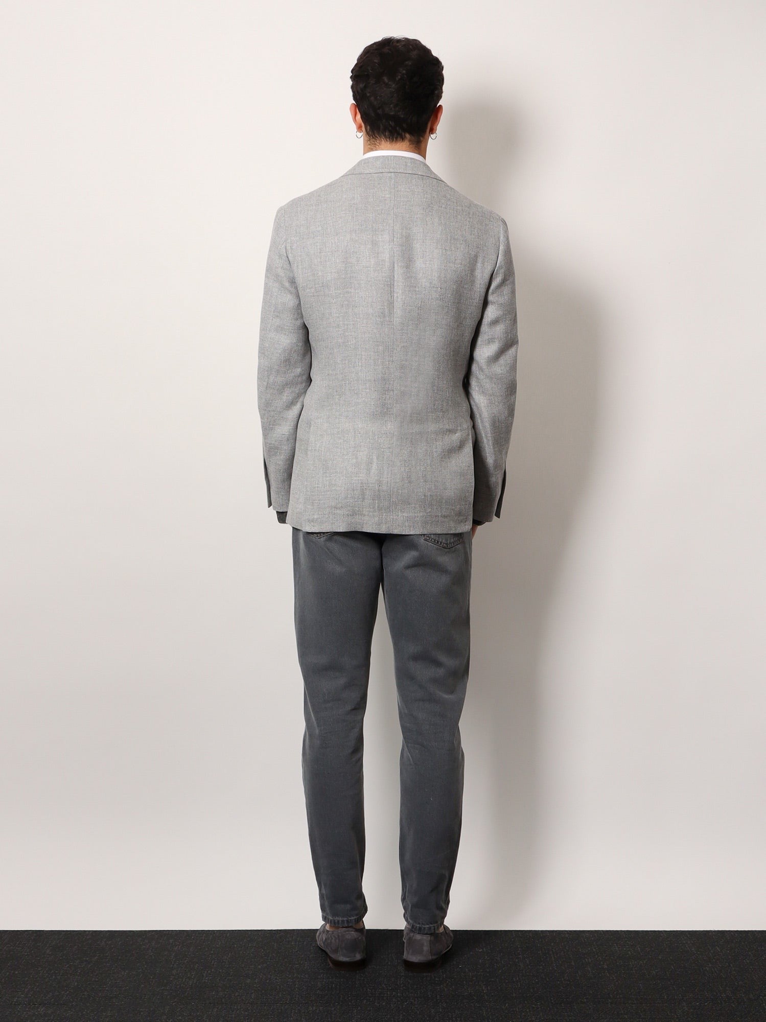Brunello Cucinelli Single-breasted linen blend blazer