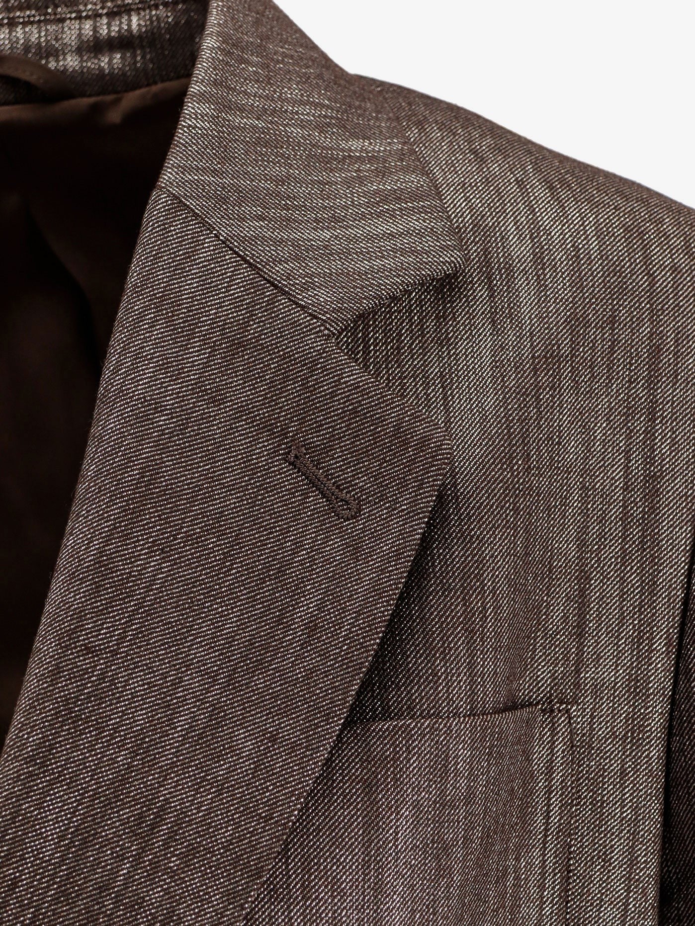 Brunello Cucinelli Single-breasted lurex fabric blazer