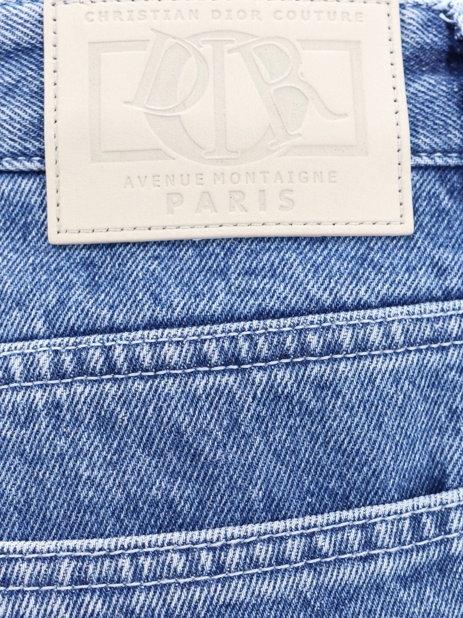 Dior džínové bermudy se šesti kapsami