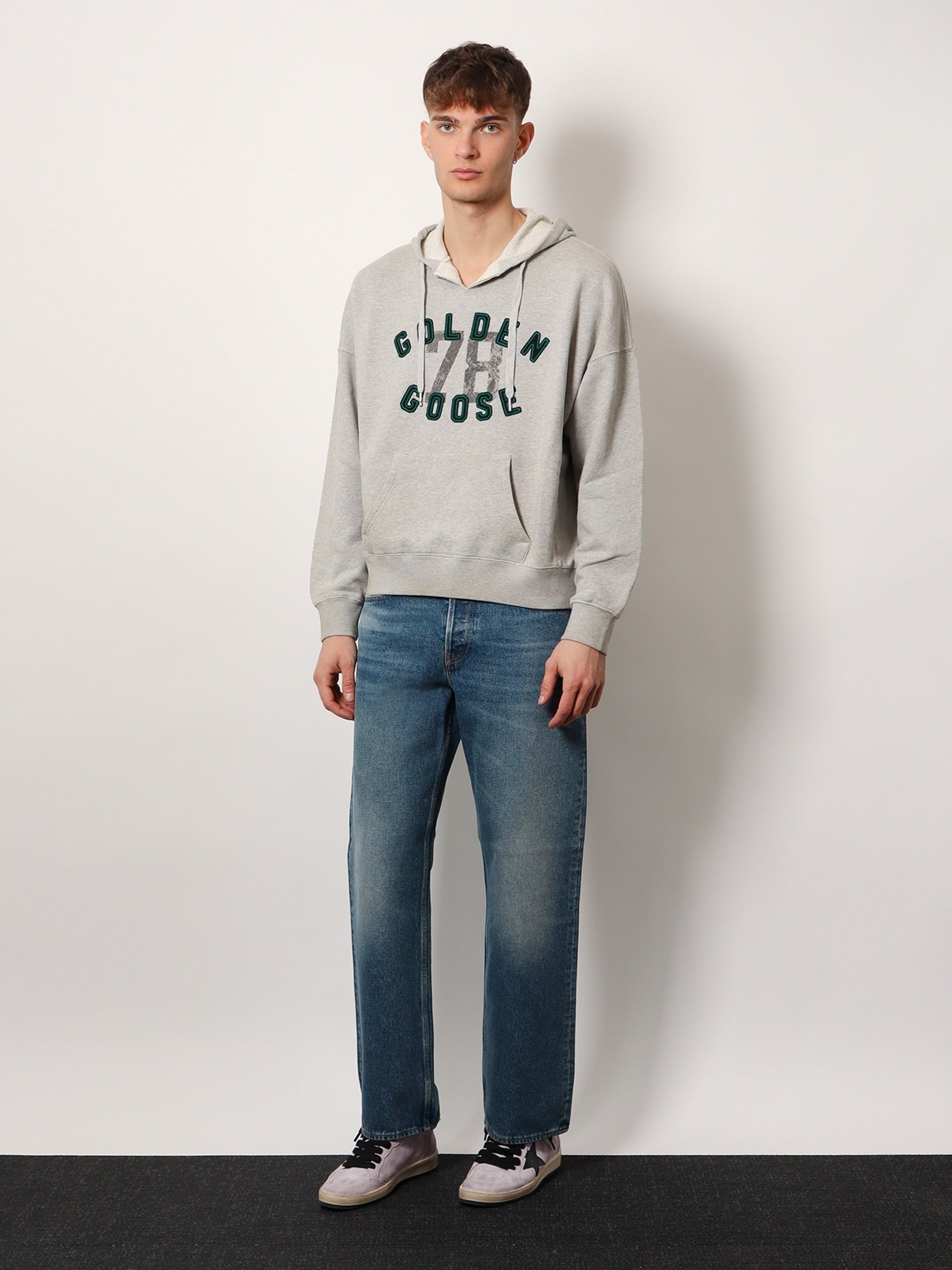 Golden Goose Deluxe Brand whiskering-effect jeans