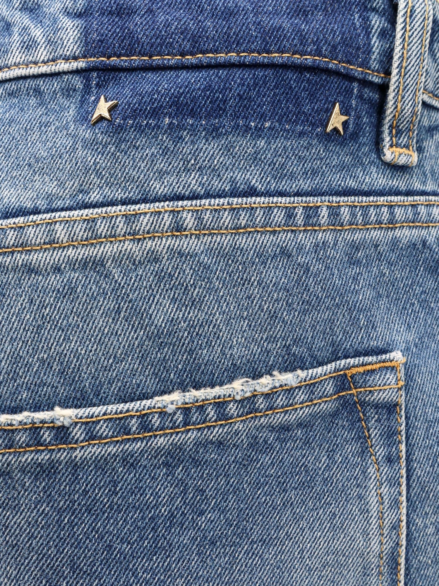Golden Goose Deluxe Brand whiskering-effect jeans