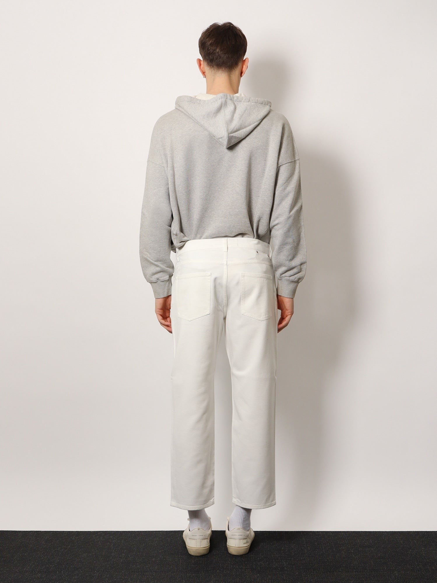 Golden Goose Deluxe Brand Skate white denim trouser