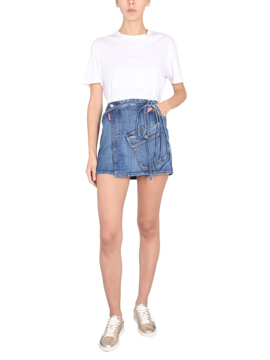 Dsquared2 SKIRT WITH POCKET