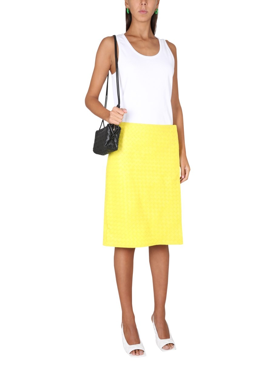 Bottega Veneta SKIRT WITH WOVEN PATTERN