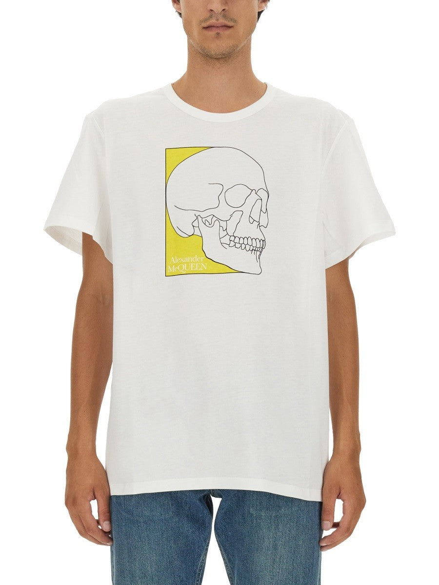 Alexander Mcqueen SKULL PRINT MARŠKINĖLIAI