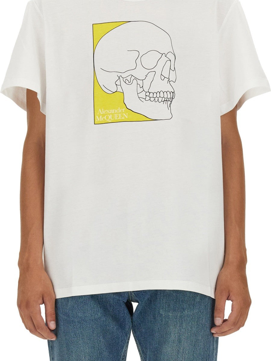 Alexander Mcqueen SKULL PRINT MARŠKINĖLIAI