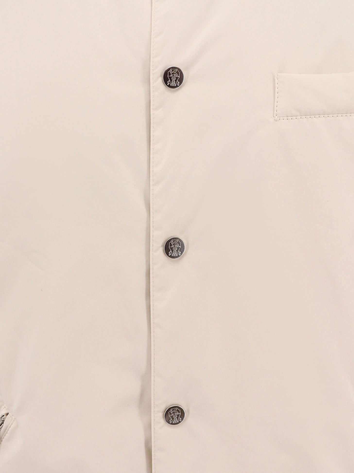 Brunello Cucinelli Ärmellose Jacke mit abnehmbarer Kapuze