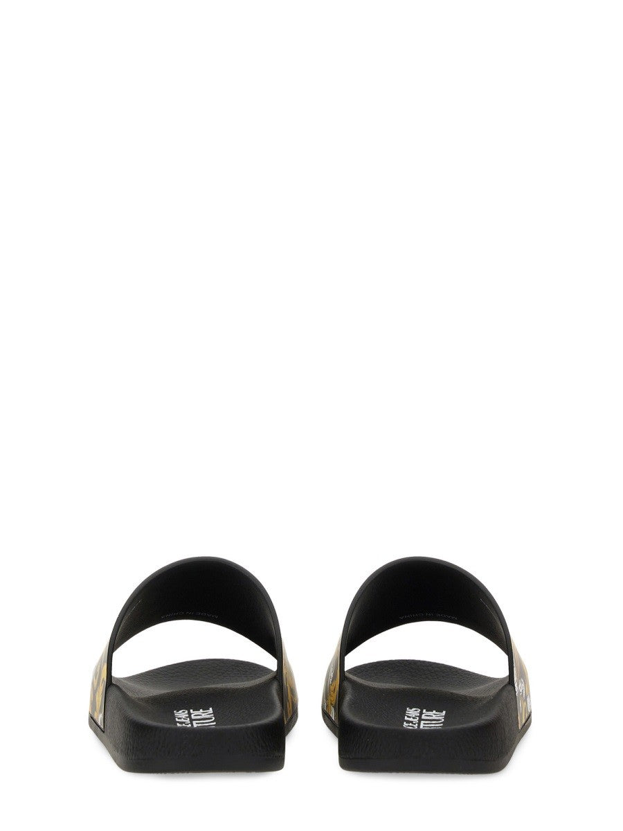 Versace Jeans Couture SLIDE SANDAL WITH LOGO