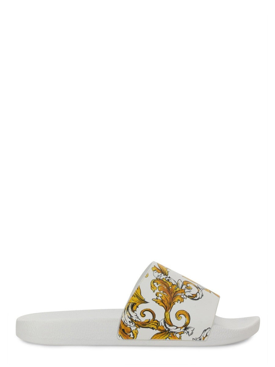 Versace Jeans Couture BADESANDALE MIT LOGO