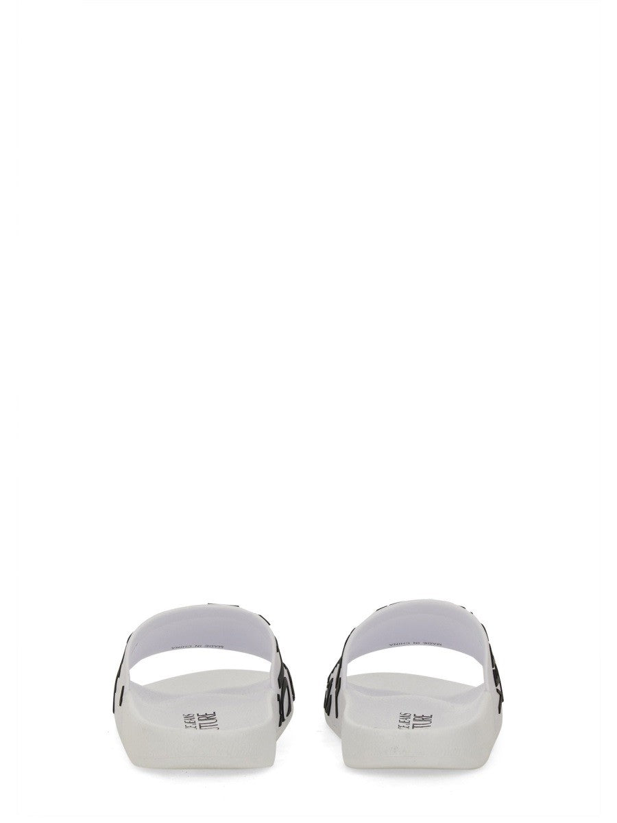 Versace Jeans Couture BADESANDALE MIT LOGO