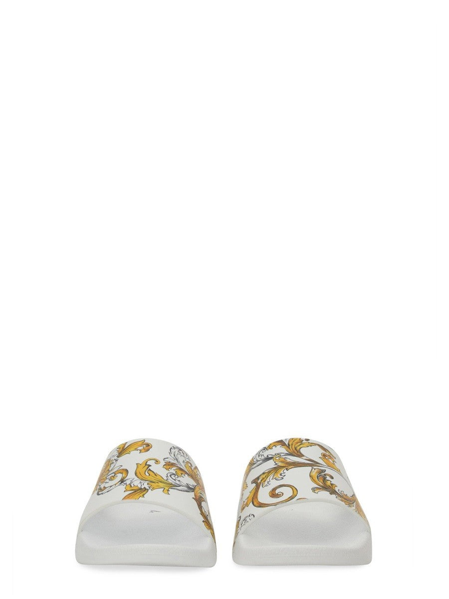 Versace Jeans Couture BADESANDALE MIT LOGO