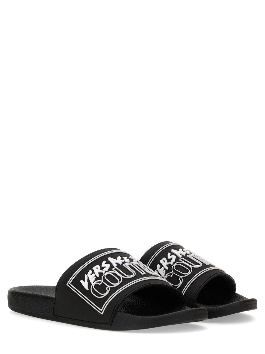 Versace Jeans Couture SLIDE SANDAL WITH LOGO