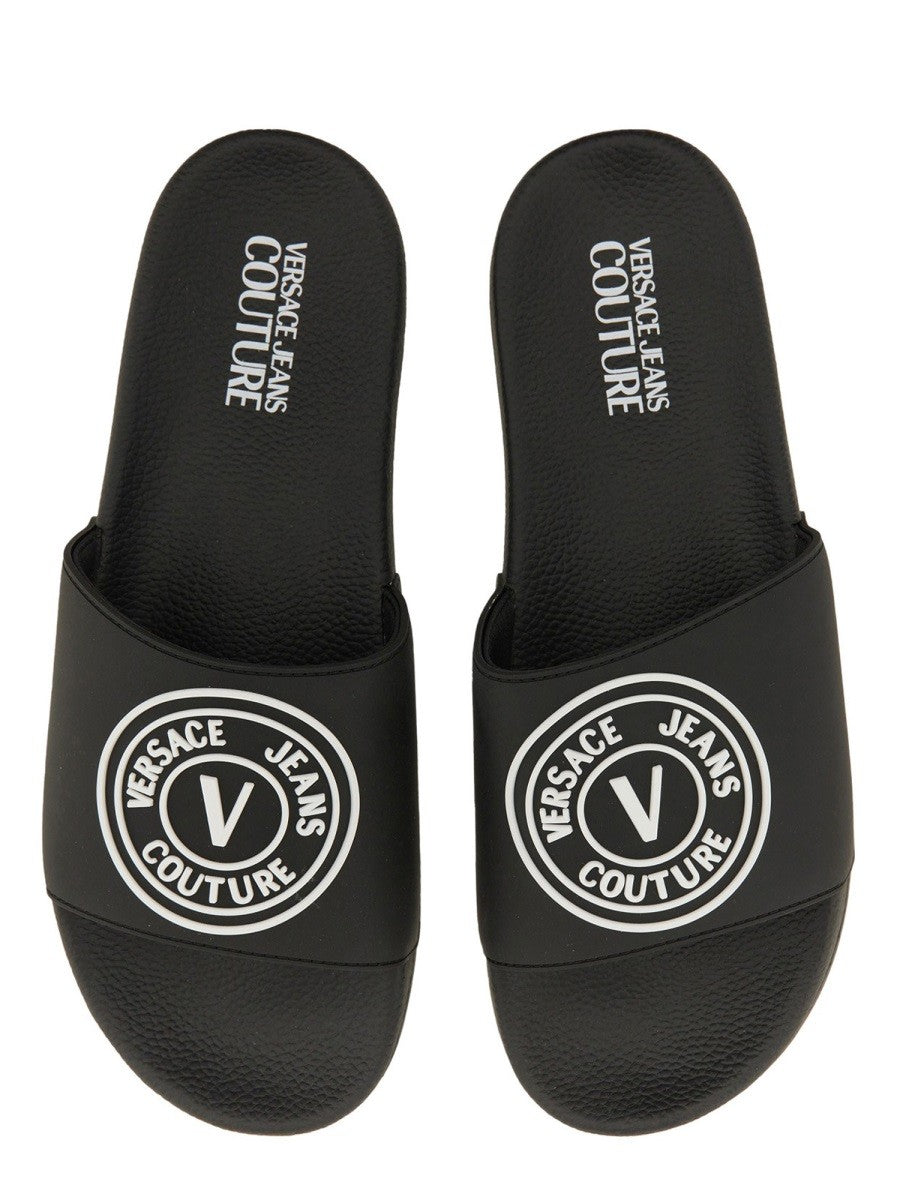 Versace Jeans Couture SLIDE SANDAL WITH LOGO
