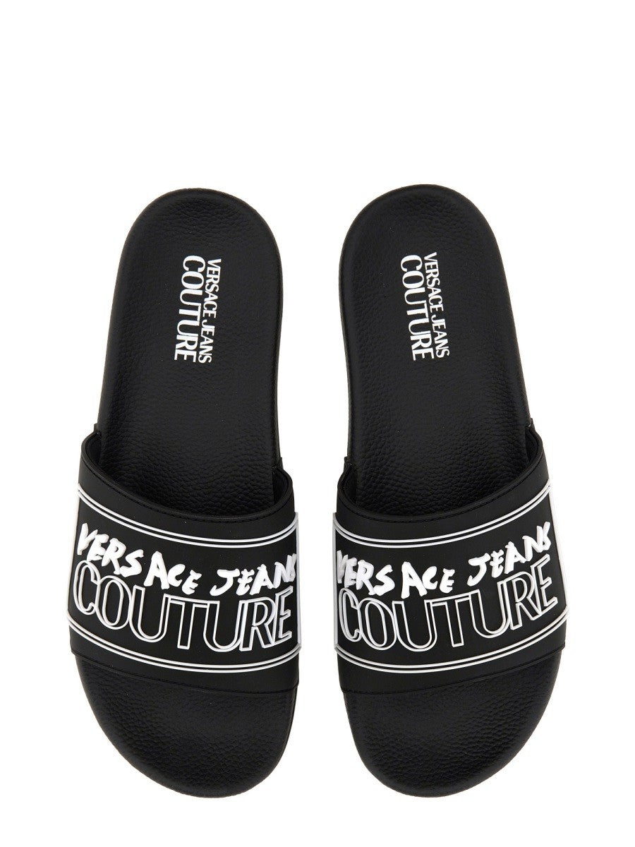Versace Jeans Couture SLIDE SANDAL WITH LOGO