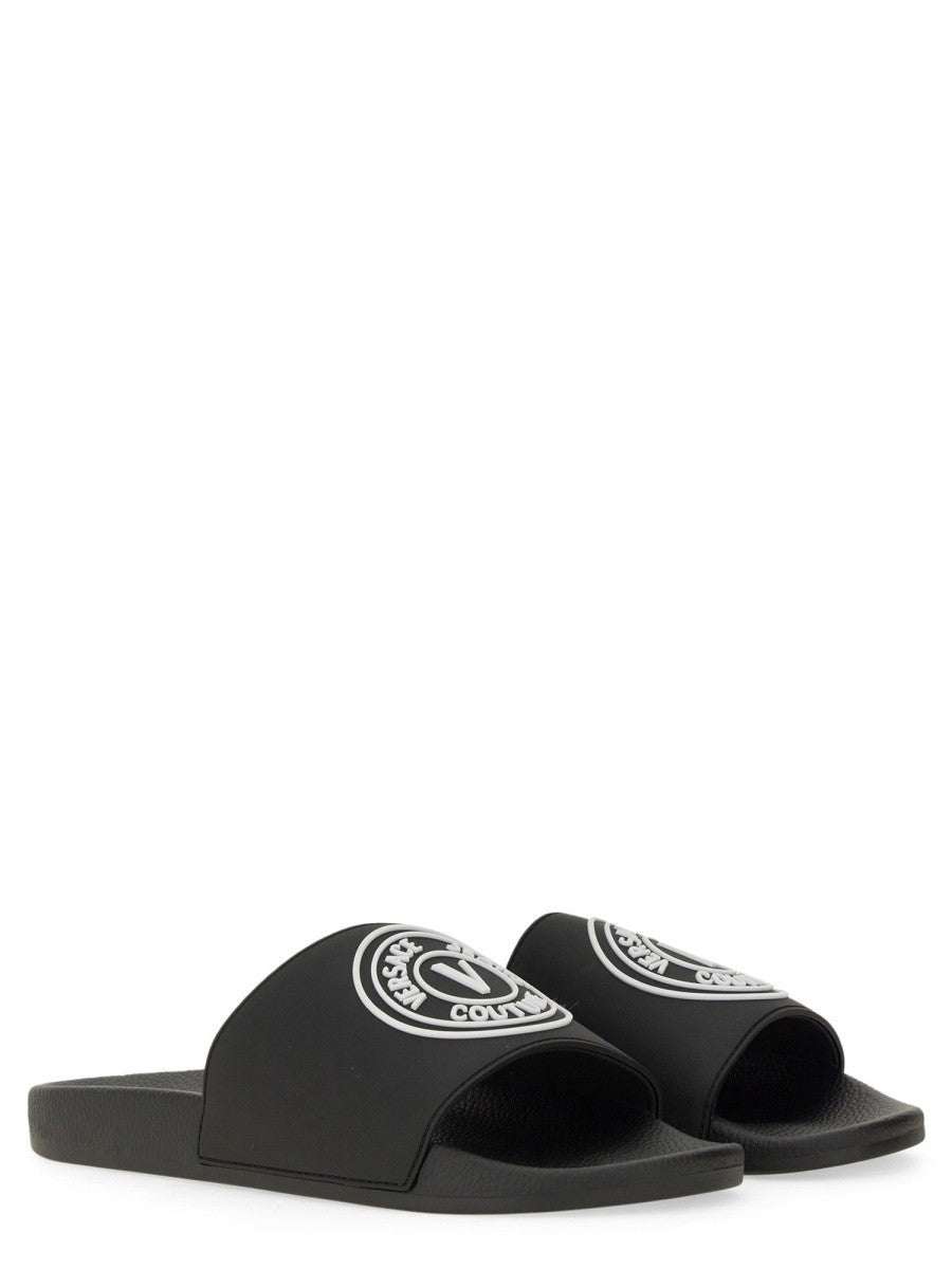 Versace Jeans Couture SLIDE SANDAL WITH LOGO