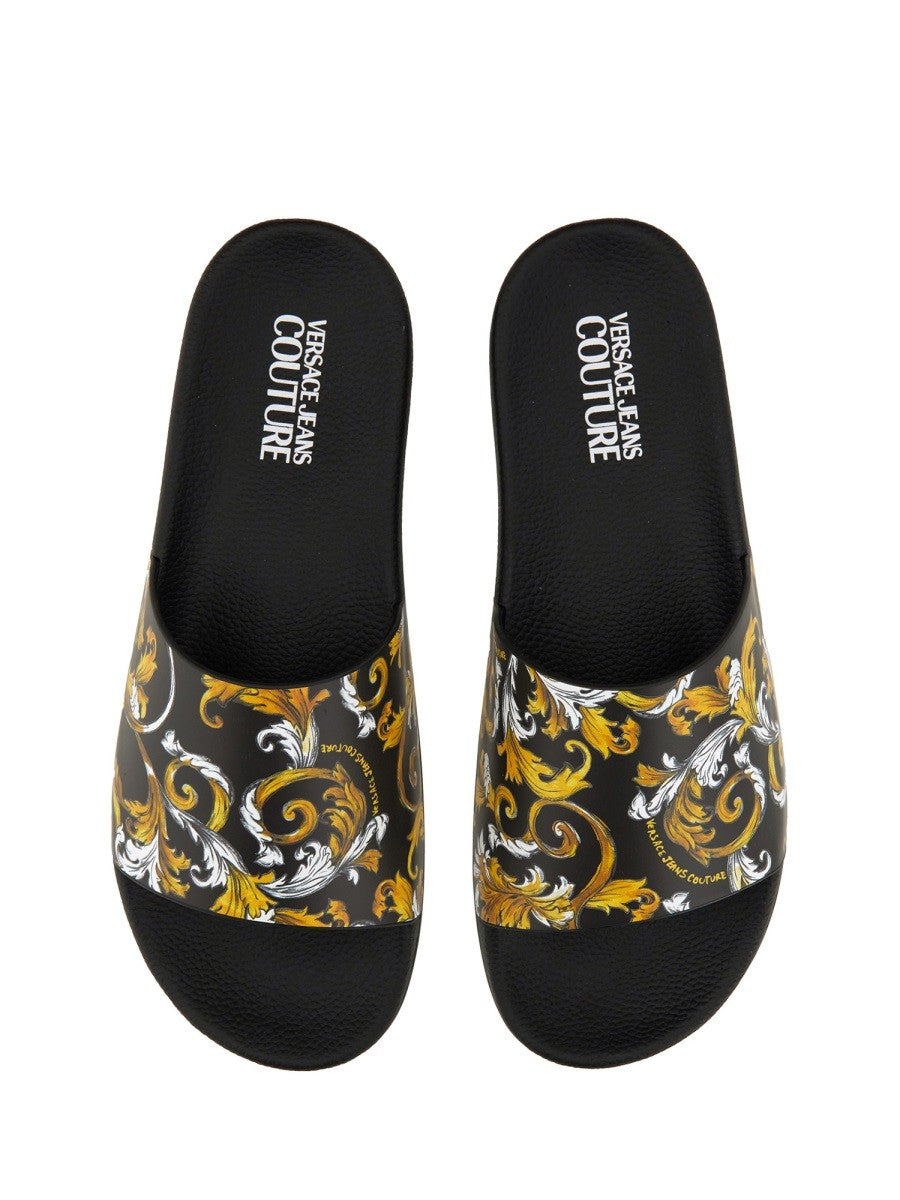 Versace Jeans Couture SLIDE SANDAL S LOGOM