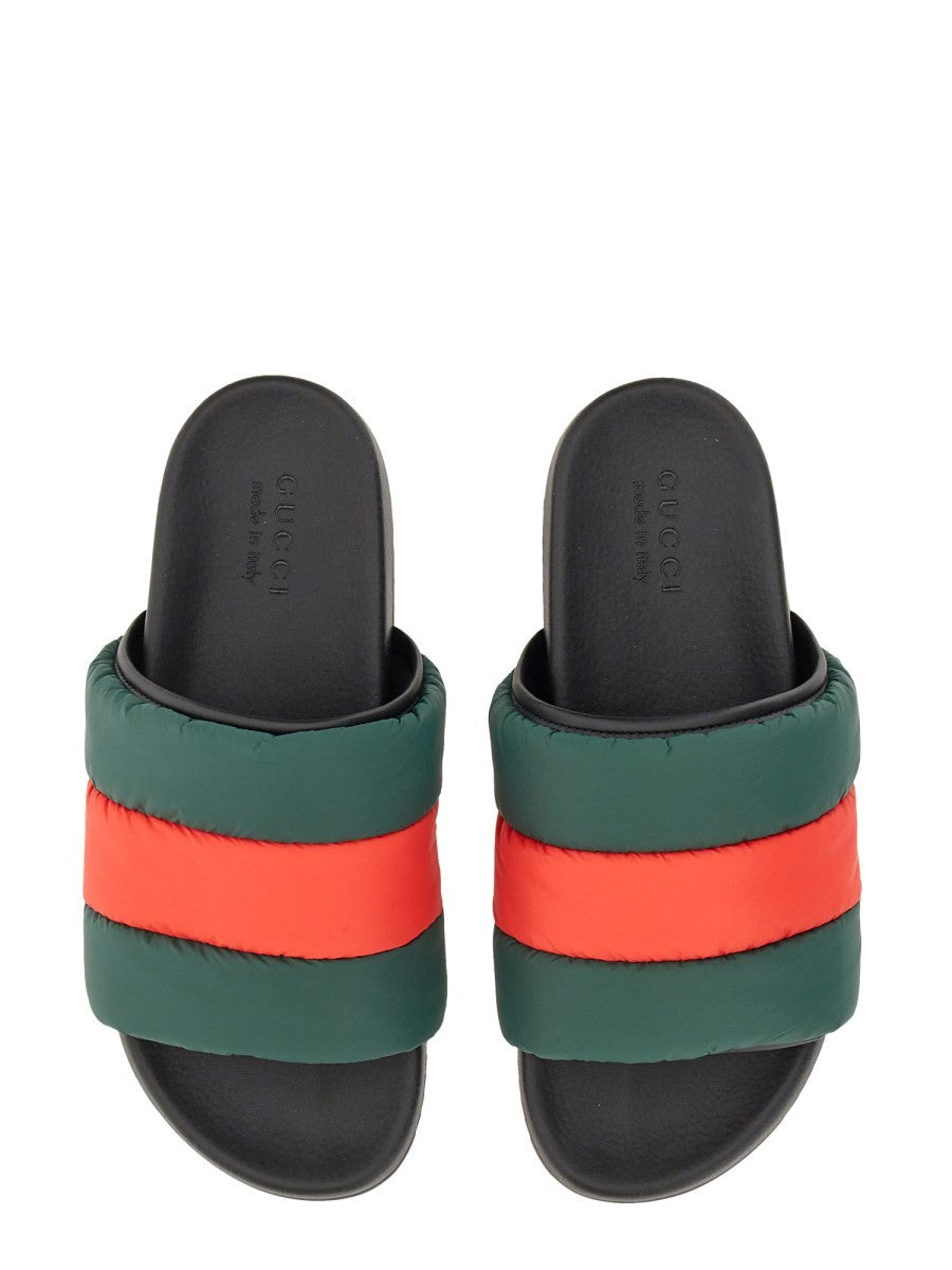 Gucci SLIDER-SANDAL MED WEBBAND